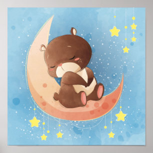 Poster de l'ours endormi