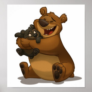 Poster de l'ours et de l'animal