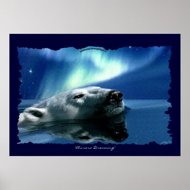 Poster de l'Ours polaire Arctic Wildlife Art (Devant)