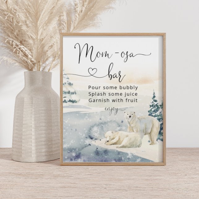 Poster de l'Ours Polaire Maman-Osa Bar (Créateur téléchargé)