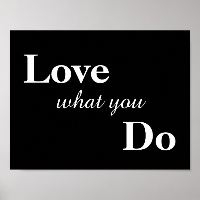 Poster de Love What You Do (Devant)