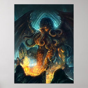 Poster de Lovecraft Cthulhu