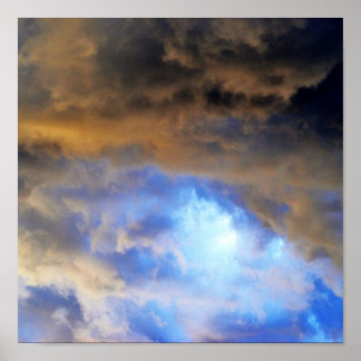 Poster de lumière divine