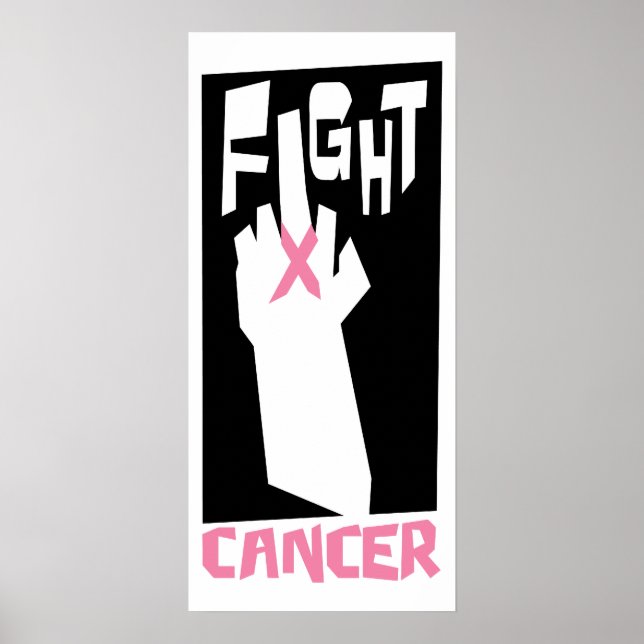 Poster de lutte contre le cancer (Devant)