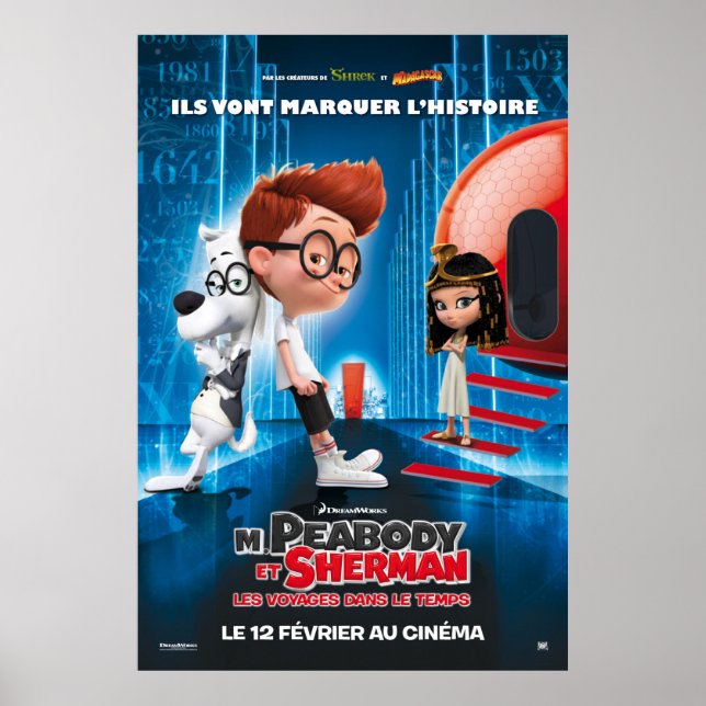Poster de M. Peabody et Sherman avec Penny (Devant)