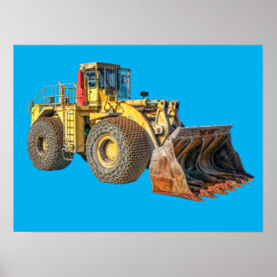 Poster de machines lourdes