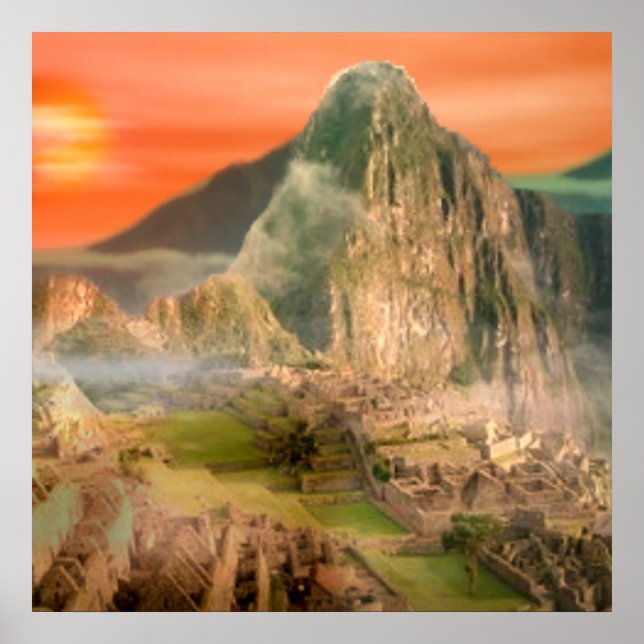 Poster de Machu Picchu (Devant)