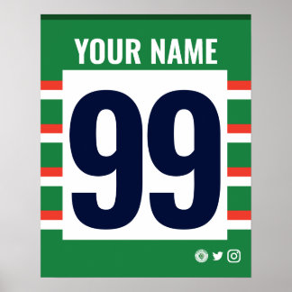Poster de maillot de rugby personnalisé Lstr Tiger