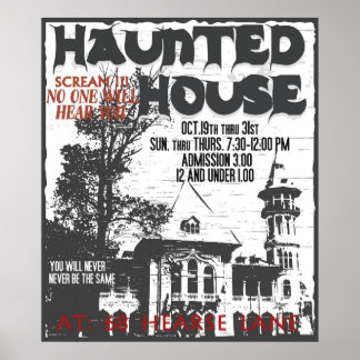 POSTER DE MAISON HAUNÉ