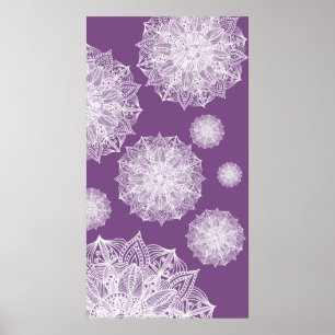 Poster de Mandala Snowflakes