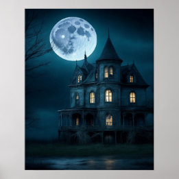 Poster de manoir hanté