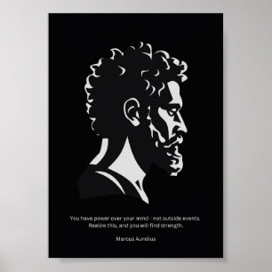 Poster de Marcus Aurelius - Philosophie stoïque