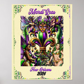 Poster de Mardi Gras 2024