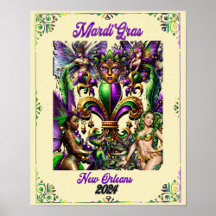 Poster de Mardi Gras 2024