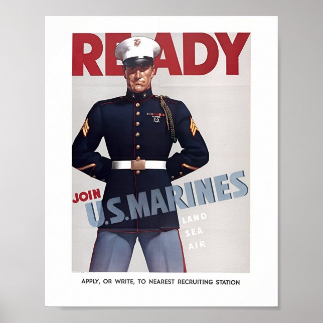 Poster de Marine Recruter Us (Devant)
