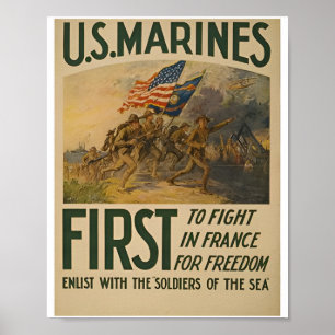 Poster de Marine Recruter Us