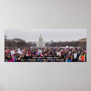 Poster de mars 2017 féminin à Washington DC