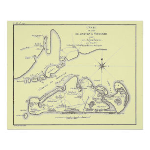 Poster de Martha's Vineyard Island 1784