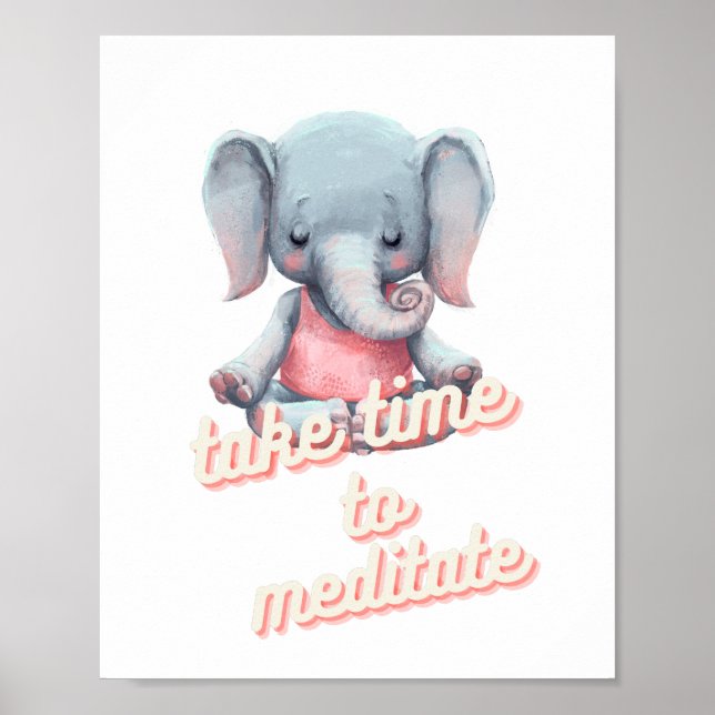 Poster de méditation pour enfants Art (Devant)