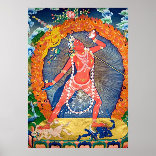 Poster de méditation Vajra Yogini (Devant)