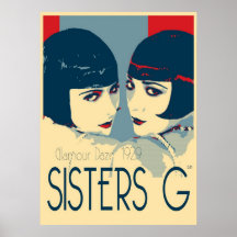 Poster de mode des soeurs G - 1920