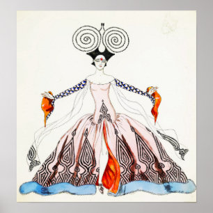 Poster de mode Georges Barbier Art déco