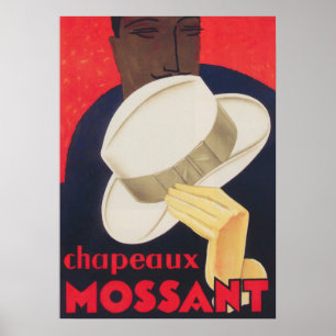 Poster de mode Vintage des Casquettes modernes