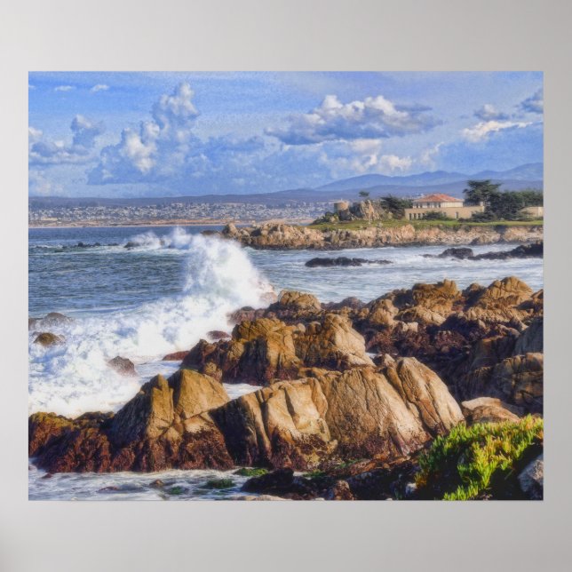 Poster de Monterey California Pittoresque Coast (Devant)