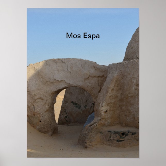 Poster de Mos Espa sur la planète Tatooine (Devant)