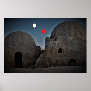 Poster de Mos Espa sur la planète Tatooine