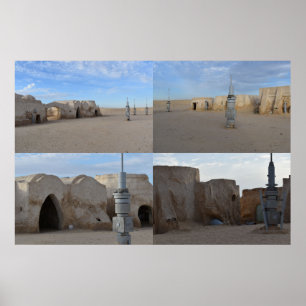 Poster de Mos Espa sur la planète Tatooine
