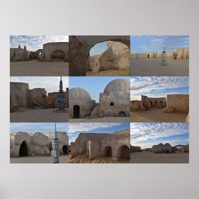 Poster de Mos Espa sur la planète Tatooine (Devant)