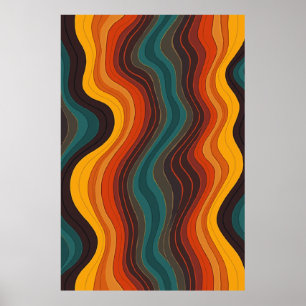 Poster de Motif géométrique dynamique