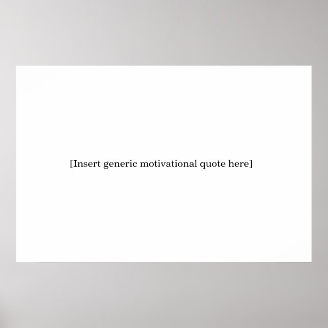 Poster de motivation générique (Devant)