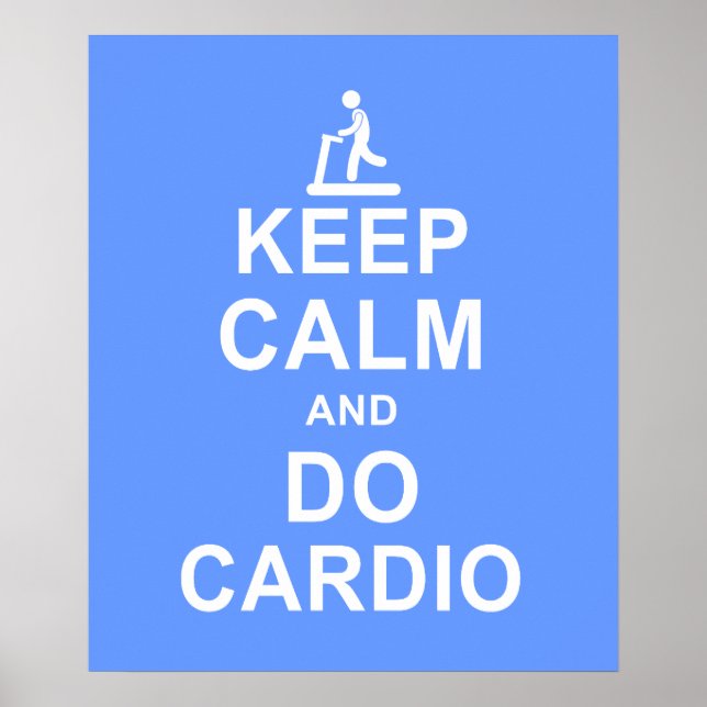 Poster de Motivation pour le calme et la cardio-tr (Devant)