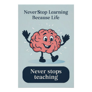 Poster de motivation pour les enseignants et les é