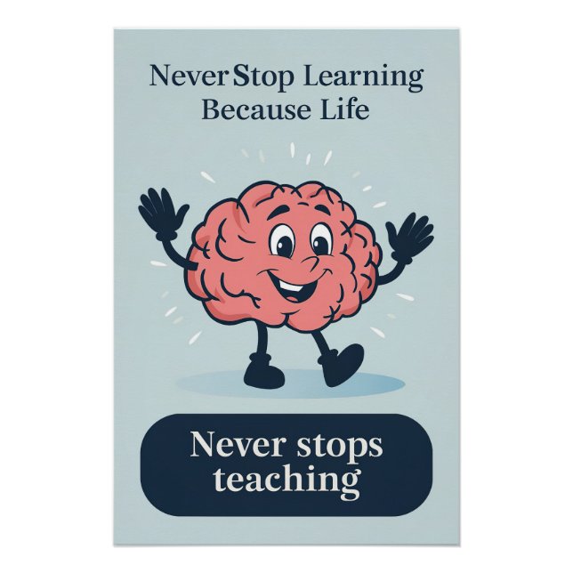 Poster de motivation pour les enseignants et les é (Devant)