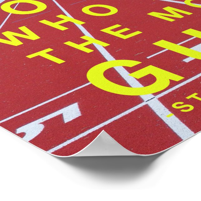 Poster de motivation Steve Prefontaine (Coin)