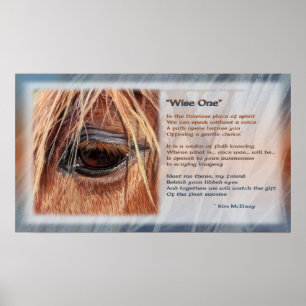 Poster de motivation Wise One, © Kim McElroy