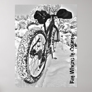 Poster de moto gras doux