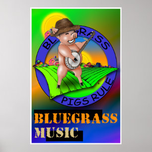 Poster de musique Bluegrass