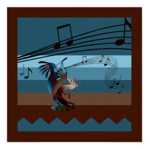 Poster de musique Kokopelli Sud-Ouest