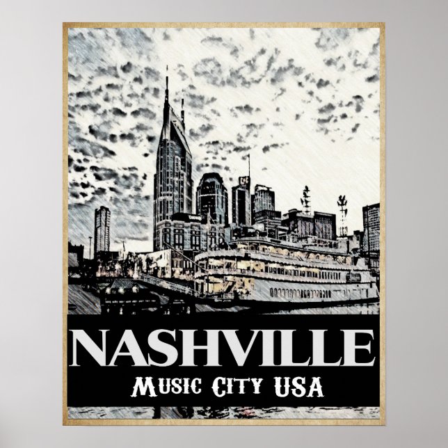 Poster de Nashville Music City USA (Devant)