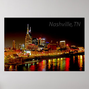 Poster de Nashville, TN Skyline