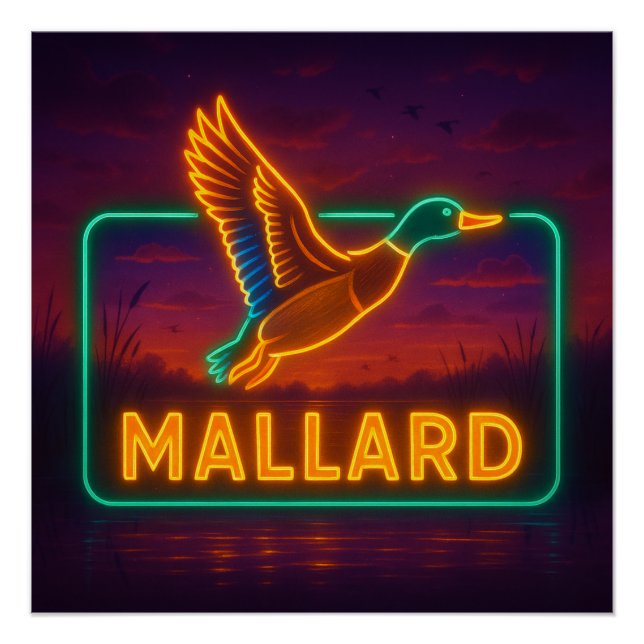 Poster de Neon Mallard (Devant)