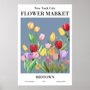 Poster de New York City Flower Market Midtown