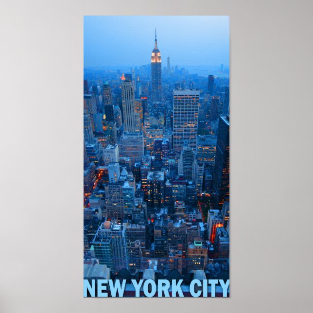 Poster de New York City Skyline (Empire State) (Devant)