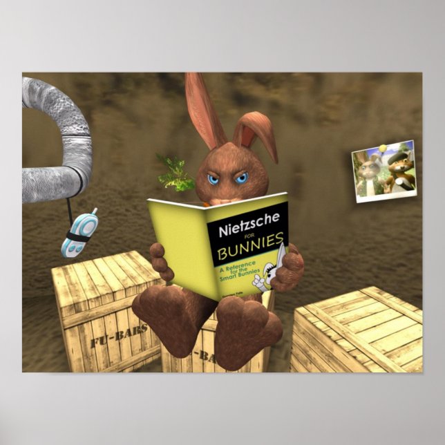Poster de Nietzsche Pour Bunnies Tiny Nation (Devant)