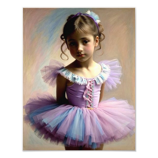 Poster de Niña bailarina con tutú (Devant)