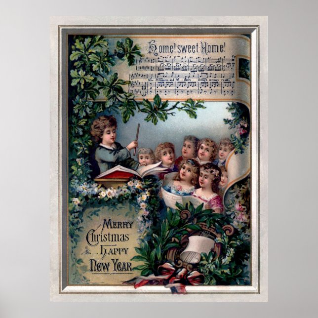 Poster de Noël Choir (Devant)
